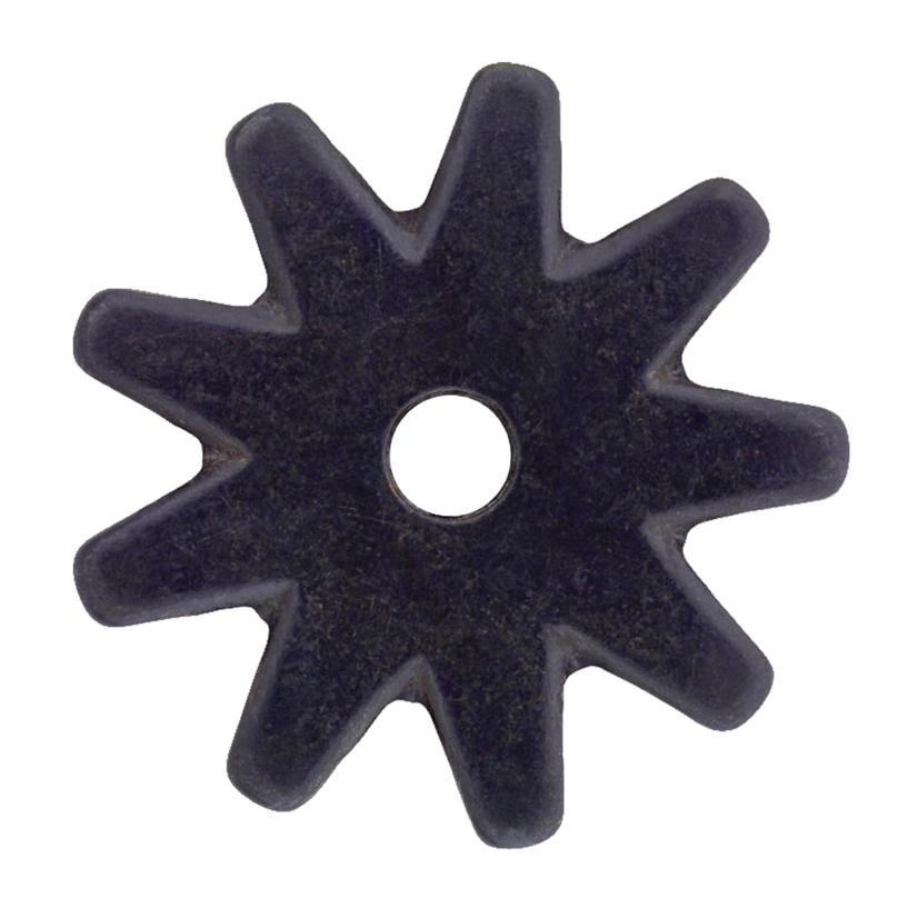 Metalab Tack 1 1/4" / Black Satin Metalab 1.25 Inch 9-Point Spur Rowel Black Satin