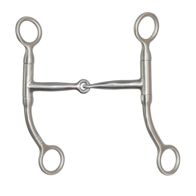 Metalab Tack 5 1/8" Walt Woodard Professional Snaffle Medium Shank Bit