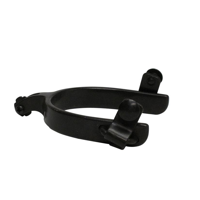 Metalab Tack Black Satin Roper Spur