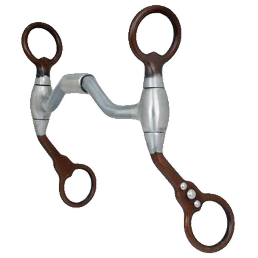 Metalab Tack FG Antique Low Port Hinged Futurity Bit
