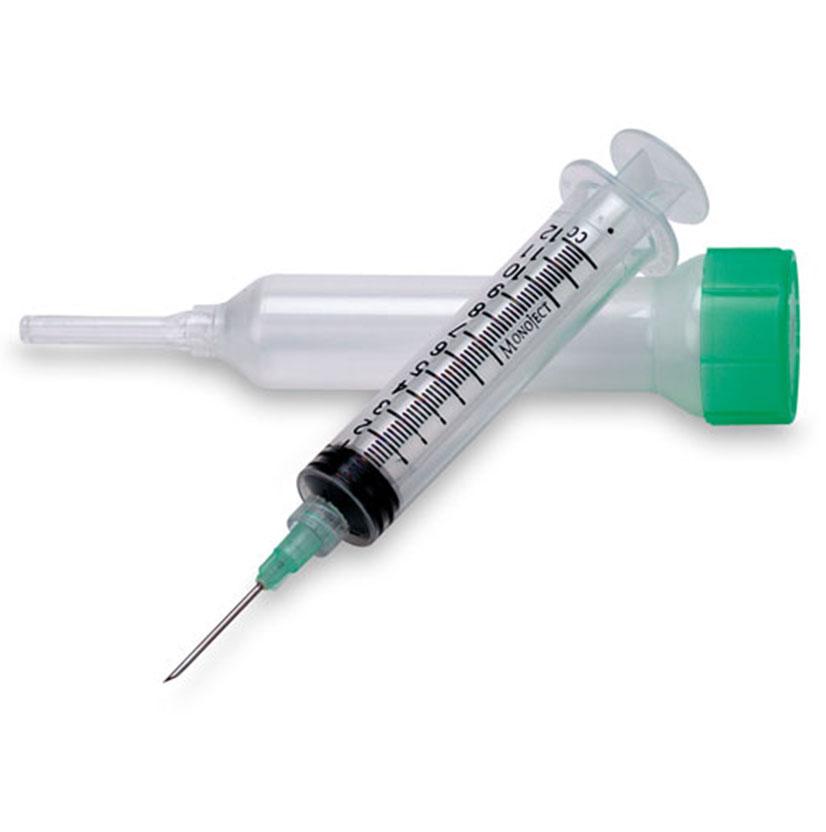 Monoject Supplies 12CC Monoject 12cc Syringes w/ 18gx1 - 80/Box