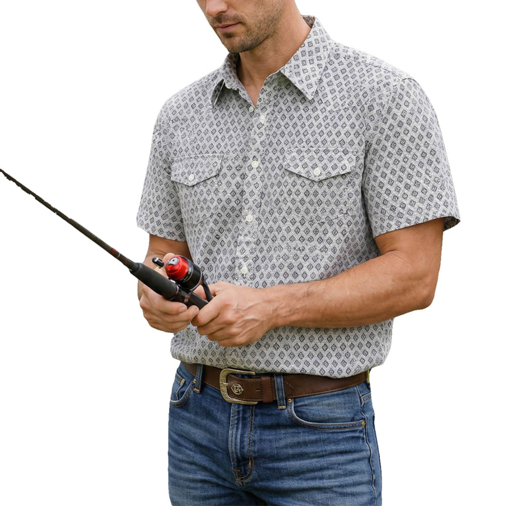 Montana Co. Clothing Apparel Western Fishing Shirts with Snaps