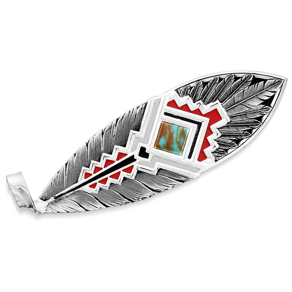 Montana Silversmiths Hats Montana Silversmiths Southwest Aura American Made Hat Feather