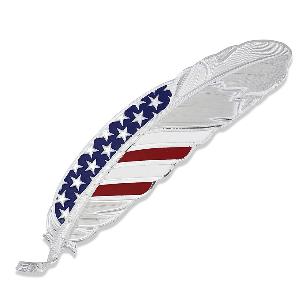Montana Silversmiths Hats Montana Silversmiths Stars and Stripes American Flag Hat Feather