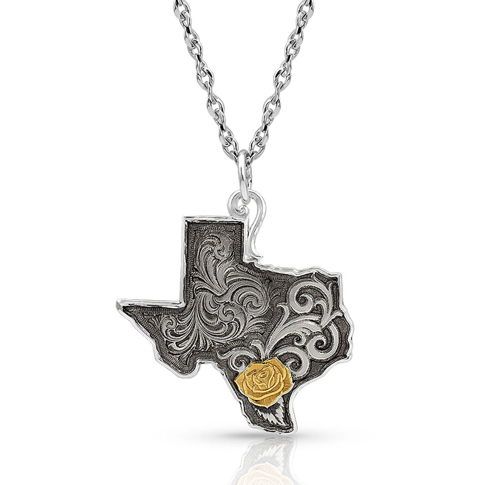 Montana Silversmiths Jewelry 22 Inch Montana Silversmiths Yellow Rose of Texas Necklace