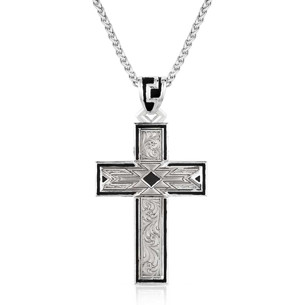 Montana Silversmiths Jewelry Montana Silversmiths Southwest Horizon Cross Necklace