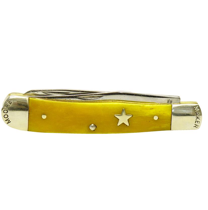 Moore Maker Knives Moore Maker Double Blade Texas Trapper Pocket Knife 4 1/8 Inches