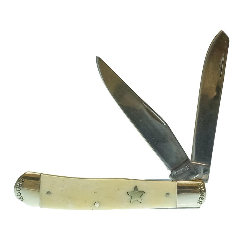 Moore Maker Knives Moore Maker Double Blade Texas Trapper Pocket Knife 4 1/8 Inches