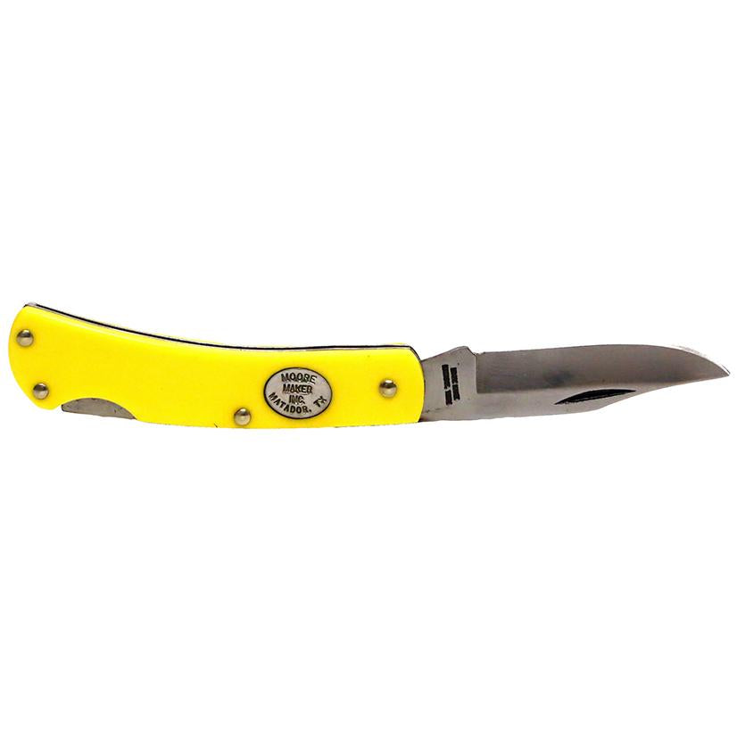 Moore Maker Knives Single Blade Lockback Pocket Knife 3 3/16"