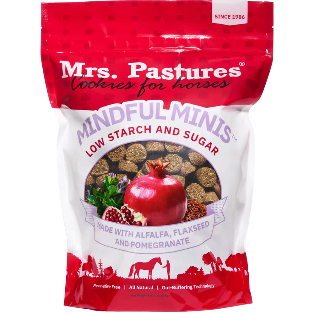 Mrs Pastures Supplies Mrs Pastures Mindful Mini Horse Cookies 4lbs