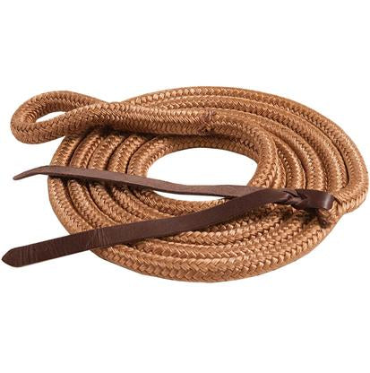 Mustang Tack 9' / Tan Mustang Eye-Slide Poly Lead Rope