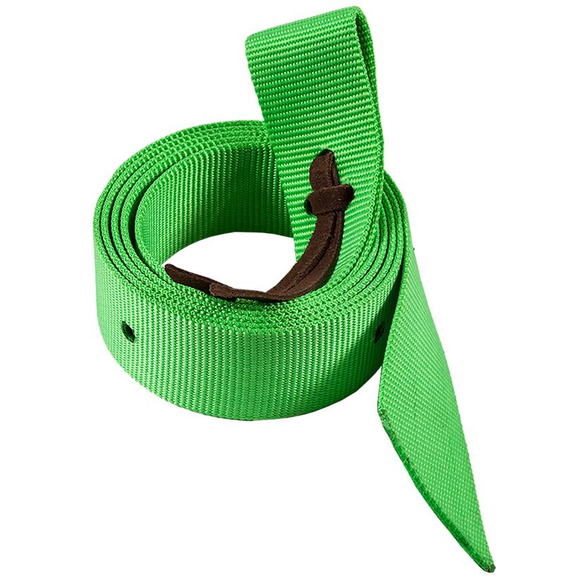Mustang Tack Lime Nylon Cinch Strap