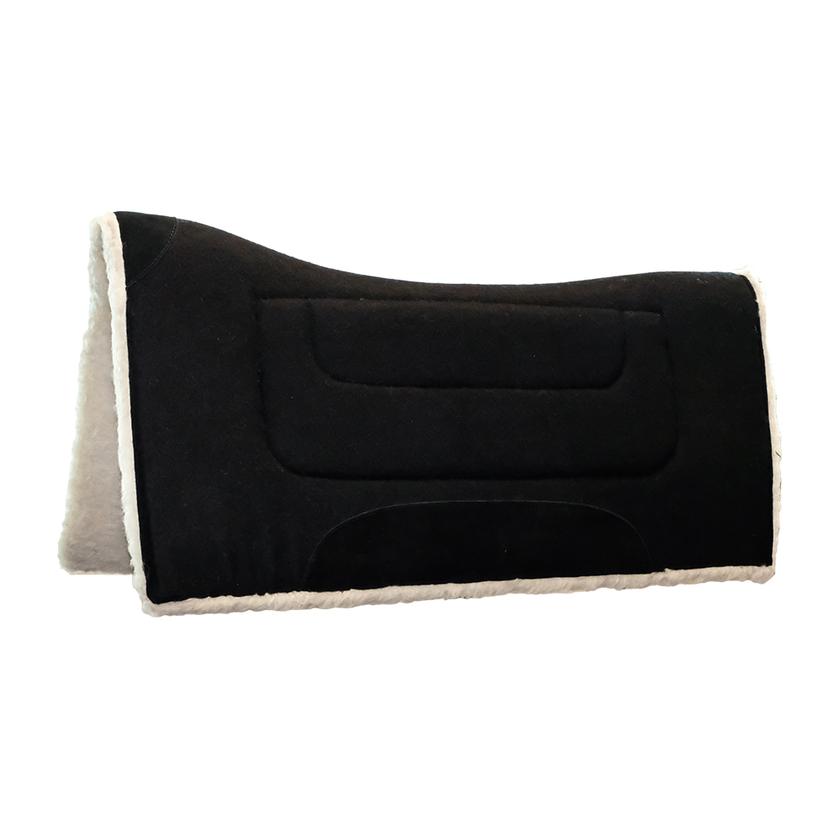 Mustang Tack Mustang Brushed Wool Contoured 32X32X1 Saddle Pad