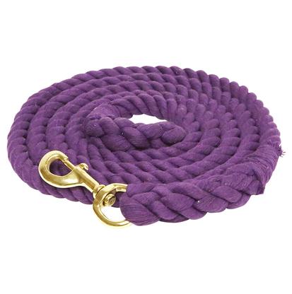 Mustang tack Purple / 10' Cotton Lead with Bolt Snap