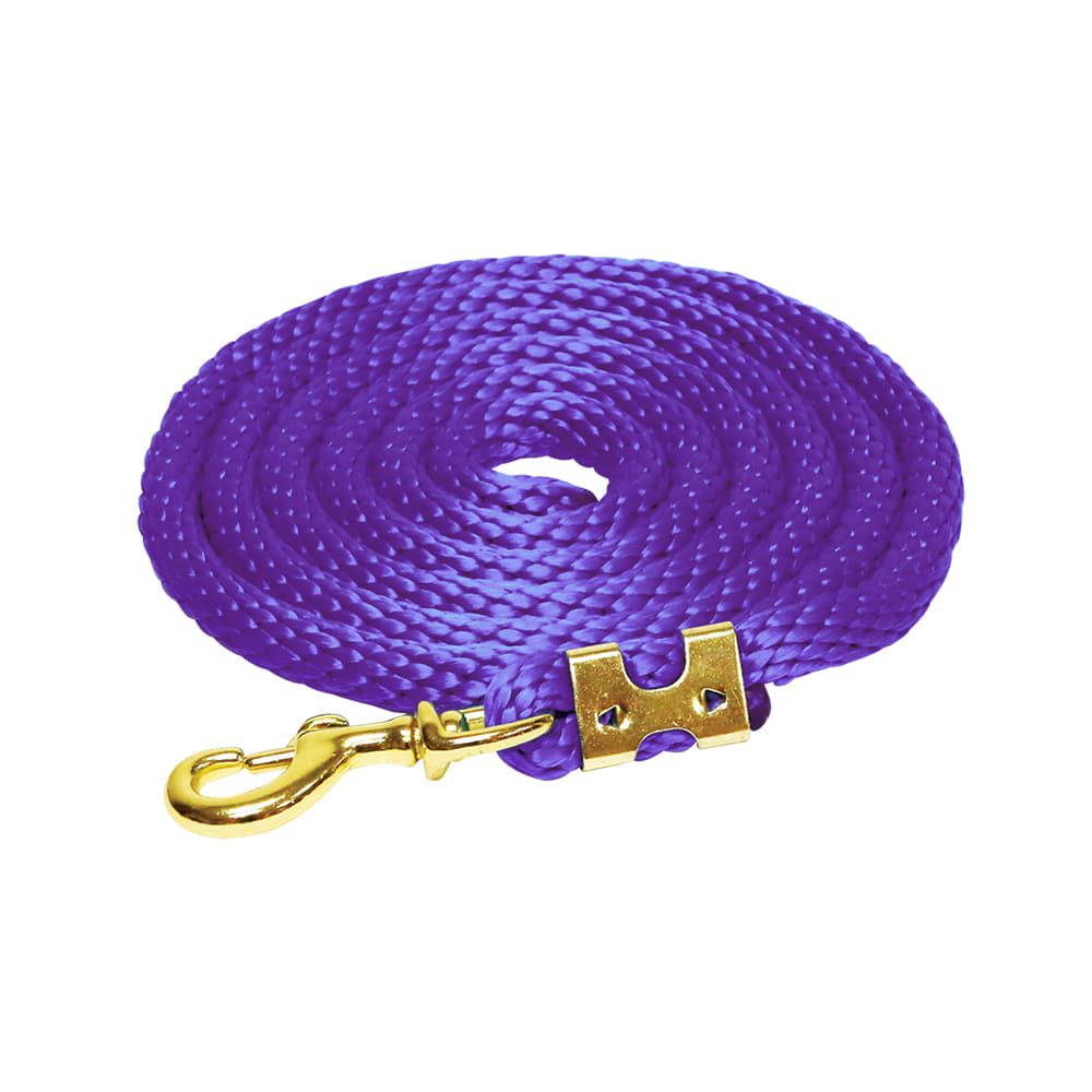 Mustang Tack Purple / 9' 5/8 Inch PP Lead with Bolt Snap