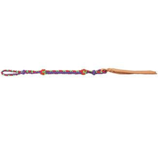 Mustang Tack Red/Purple/Lime Green Mustang Quirt