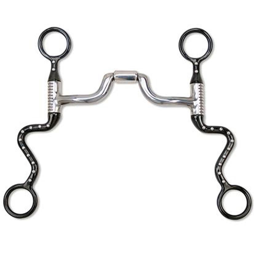 Myler Bits Tack Myler Black Steel Seven Shank