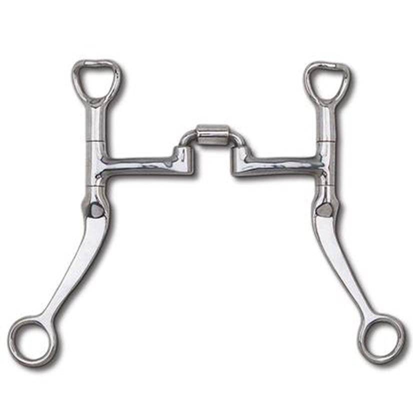 Myler Bits Tack Myler Flat Shank with Sweet Iron Correctional Bit