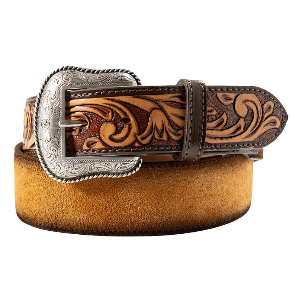 Nocona Belts Apparel Nocona Belts Mens Hand Tooled Billets Belt