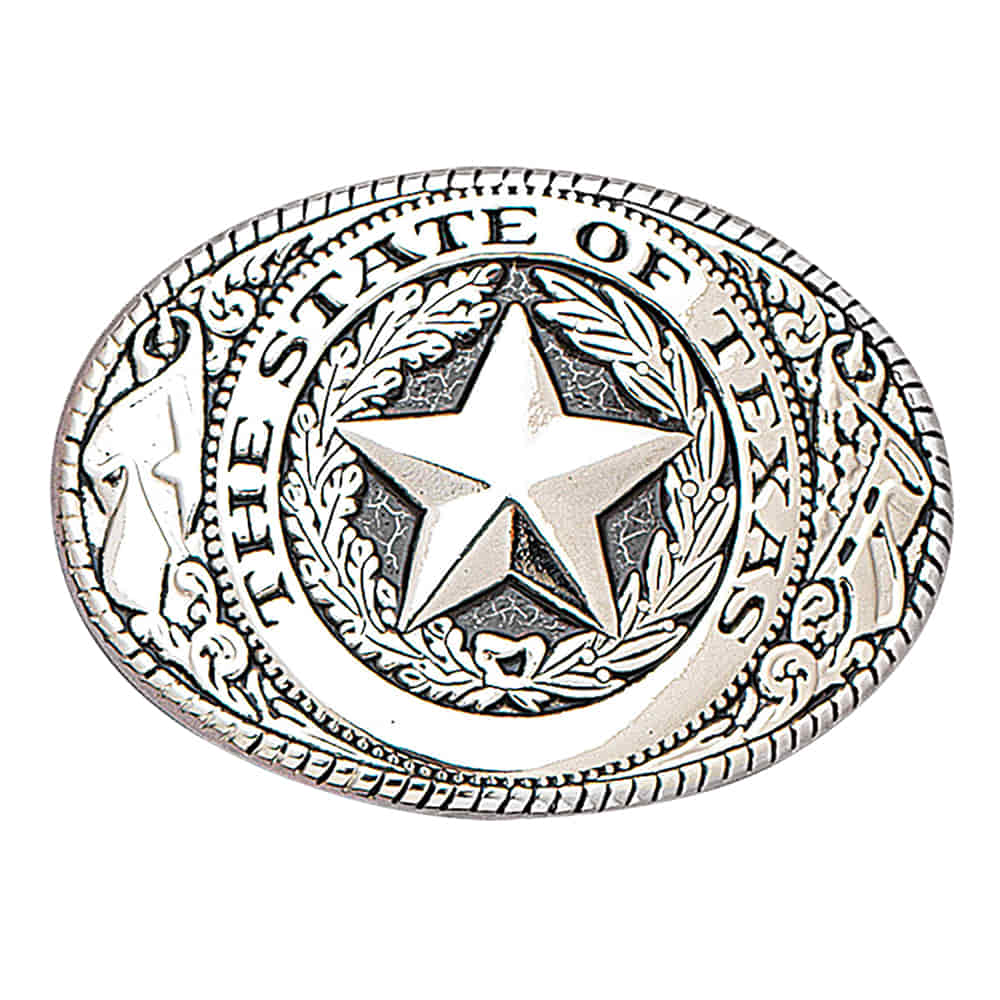 Nocona Belts Apparel Nocona Belts The State of Texas Silver Buckle