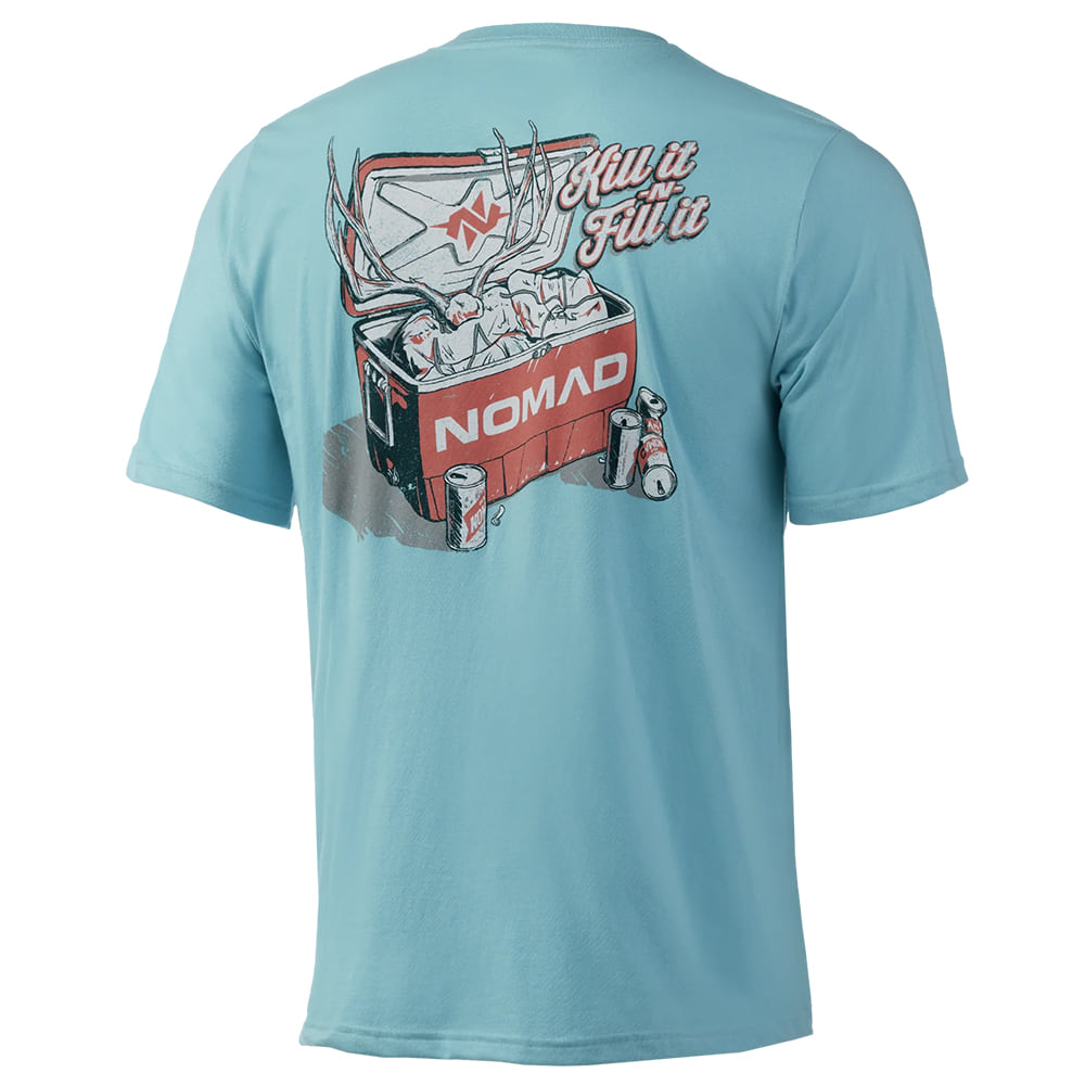 Nomad Apparel Nomad Blue Cooler Full Short Sleeve Men's Graphic Tee