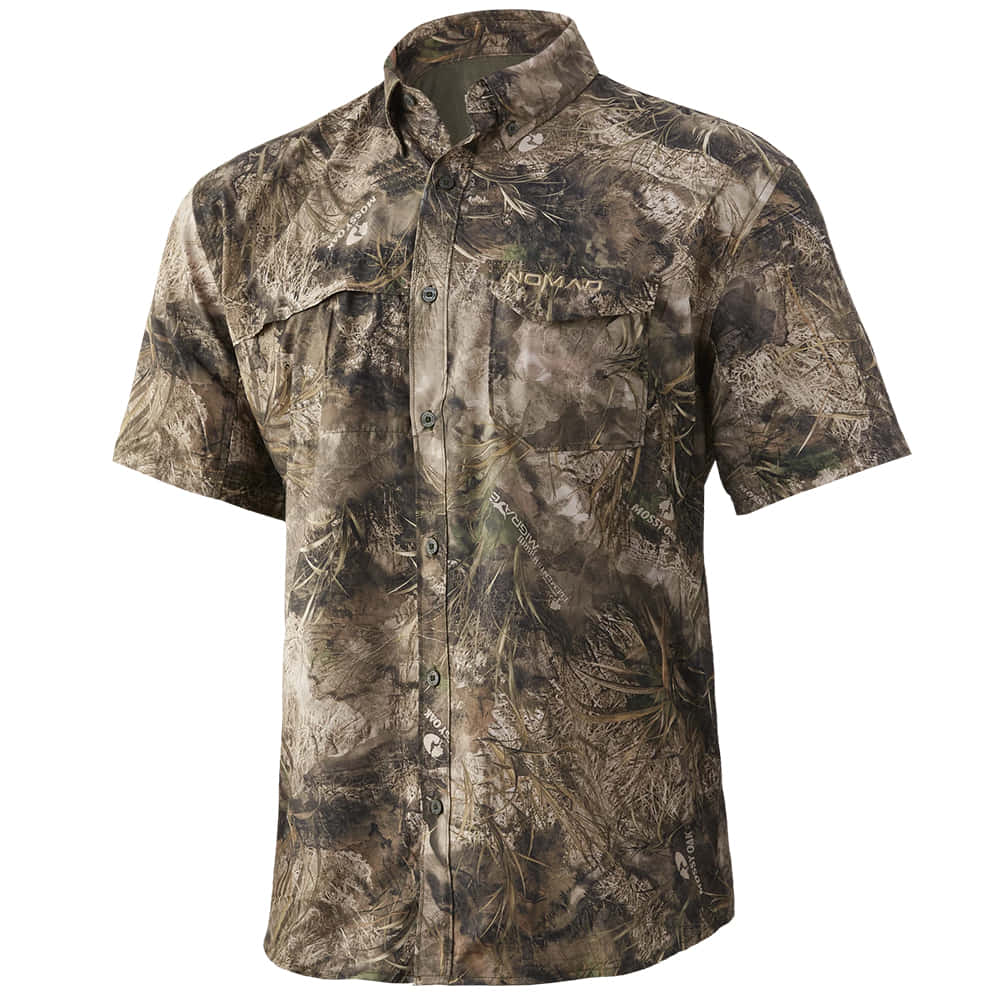 Nomad Apparel Nomad Mossy Oak Migrate Short Sleeve Stretch-Lite Men's Camo Shirt