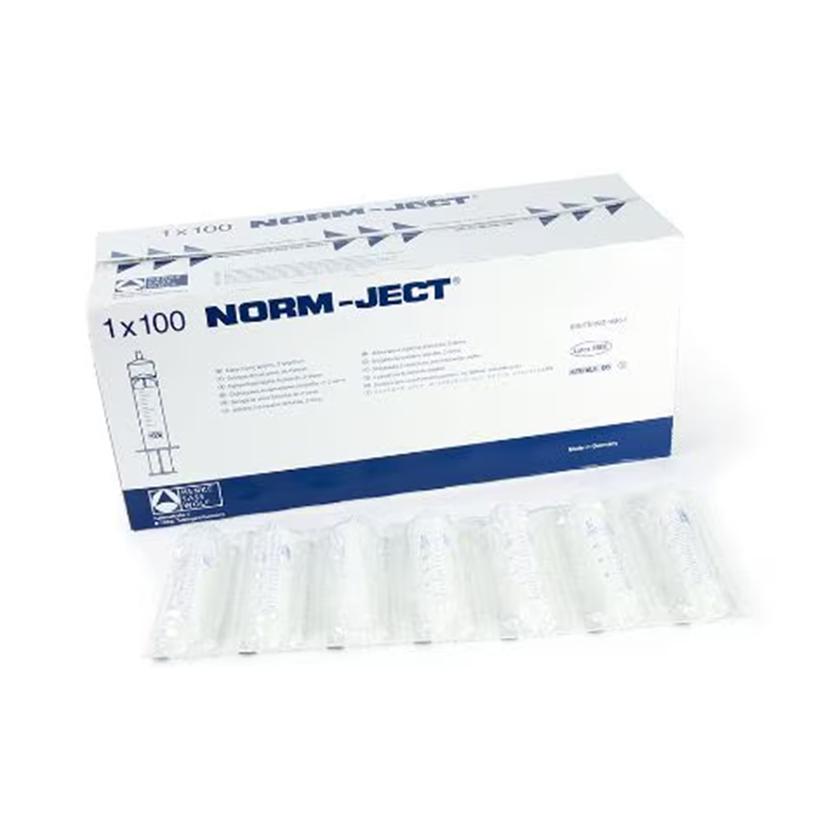 NORM-JECT Supplies 20CC Norm-Ject Syringe Eccentric Slip Tip 20ml - 100count Box