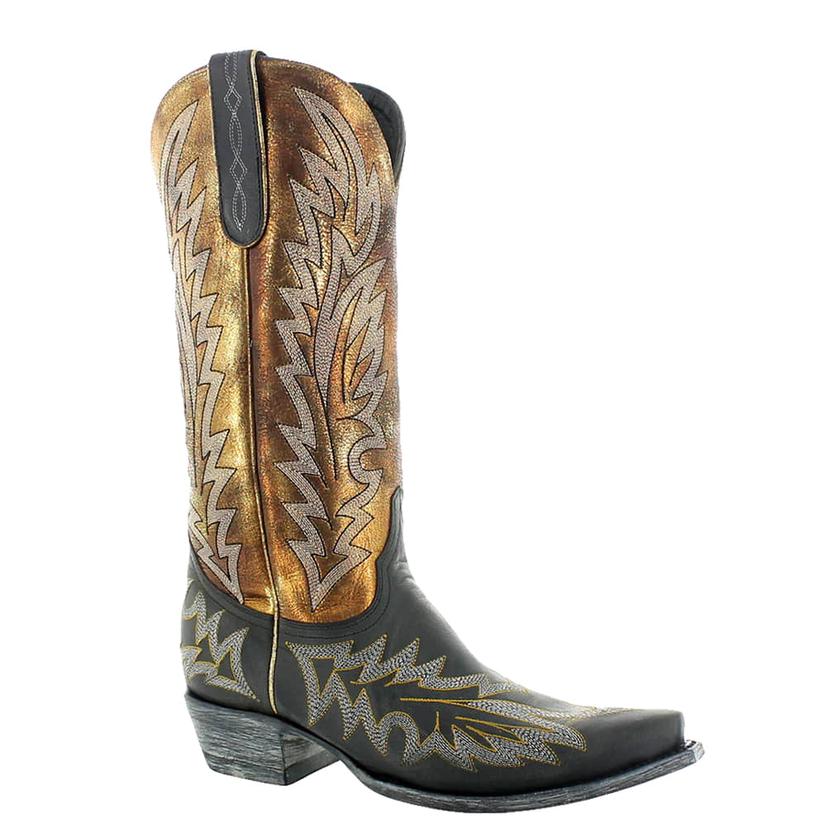 Old Gringo Footwear Old Gringo Wilkie Two Toned Black And Bronze 13" Women's Boot