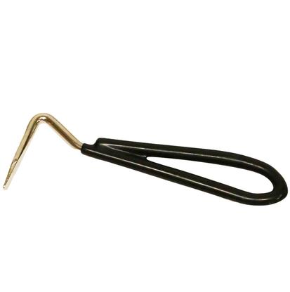 Partrade Cowboy Tack Supplies Black Hoof Pick with Vinyl Covered Handle