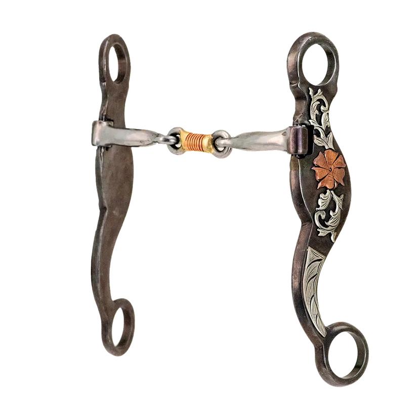 Partrade Cowboy Tack tack 5 1/8" Partrade Cowboy Tack Desert 5 1/8" Rose Dog Bone Bit