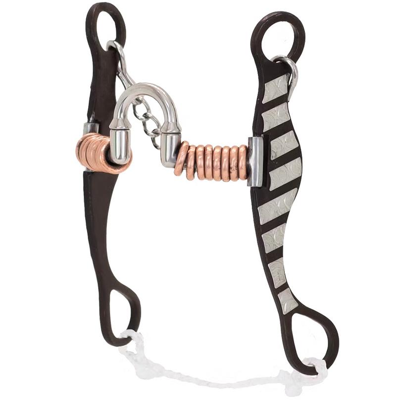 Partrade Cowboy Tack Tack 5 1/8" Partrade Cowboy Tack Tyler Magnus Fanny Cheek Correctional Copper 5 1/8" Bit
