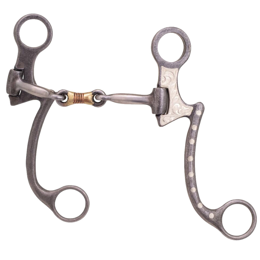 Partrade Cowboy Tack Tack Bit Smooth Dot Dog Bone