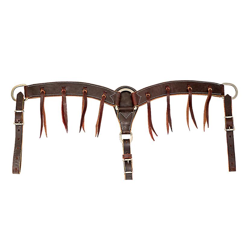 Partrade Cowboy Tack Tack Chocolate / Osfa Partrade Cowboy Tack 2" Chocolate Harness Leather Breast Collar