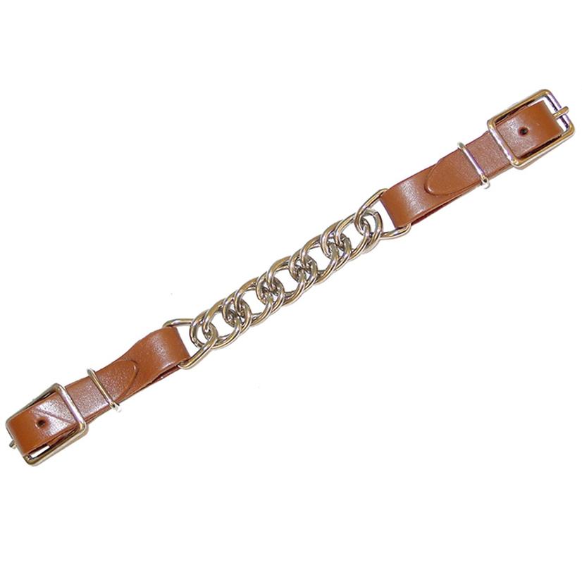 Partrade Cowboy Tack Tack Metalab Leather Curb Chain