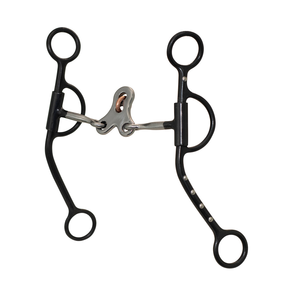 Partrade Cowboy Tack Tack Partrade Cowboy Tack Classical Dot Floating Spoon Long Loose Cheek Bit