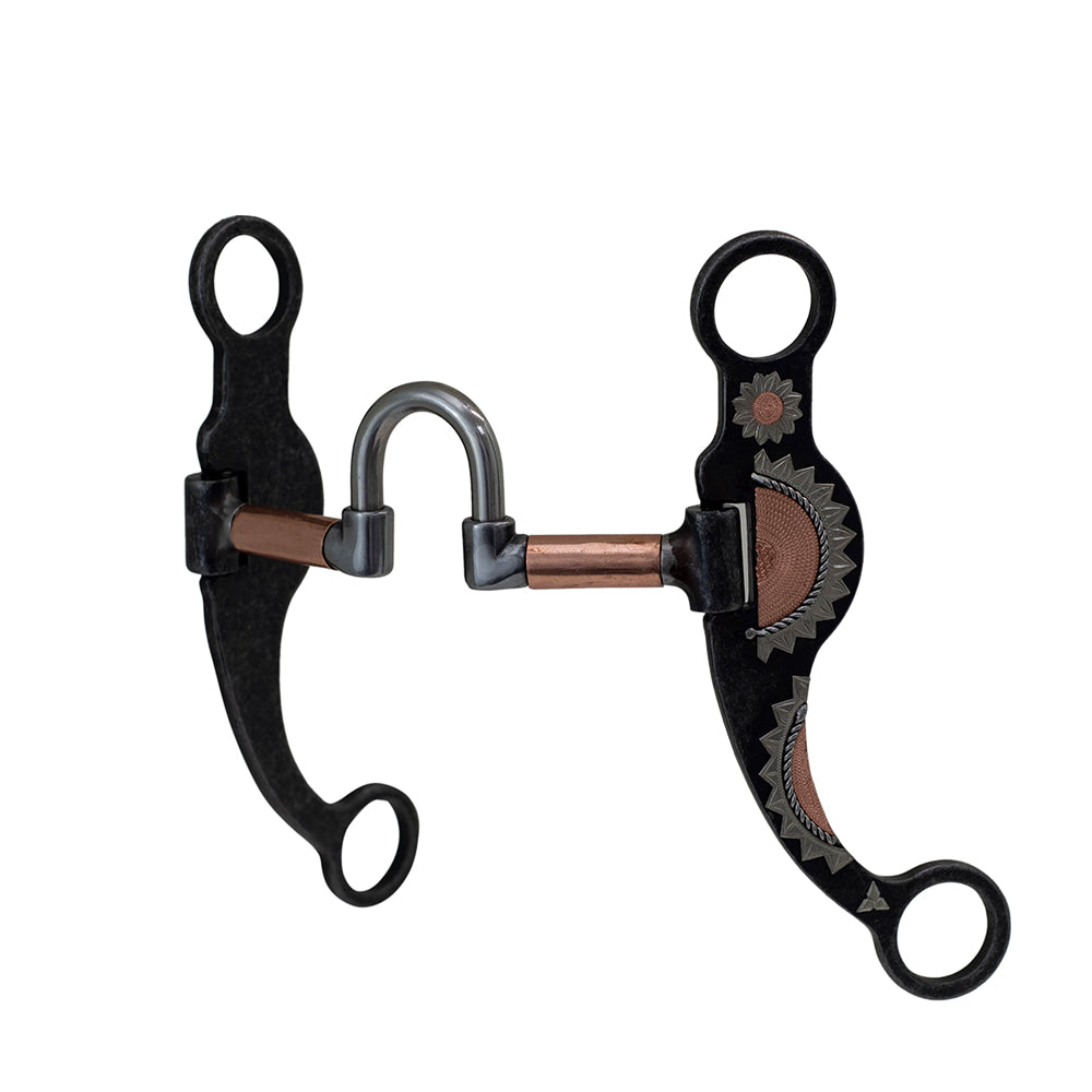 Partrade Cowboy Tack Tack Partrade Cowboy Tack Sunflower Correctional Med Shank Bit