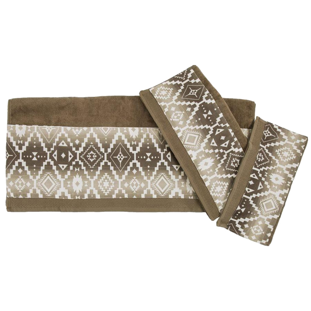 Paseo Road Home Decor Paseo Road Mocha Chalet Aztec 3 Piece Kitchen Towel Set