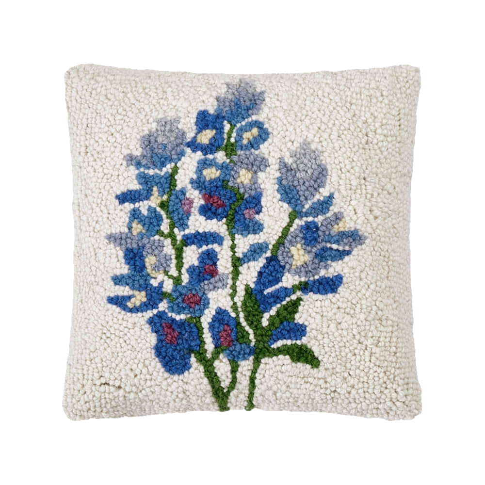 Peking Handicraft Home Decor Peking Handicraft Bluebonnet Pillow 10x10