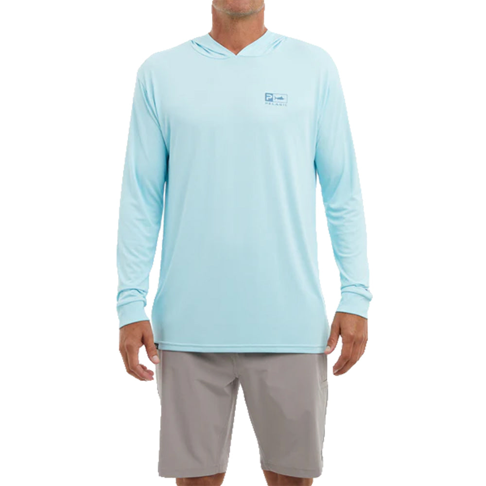Pelagic Apparel Pelagic Men's Long Sleeve Turquoise AQUATEK Graphic Goione Mahi Shirt