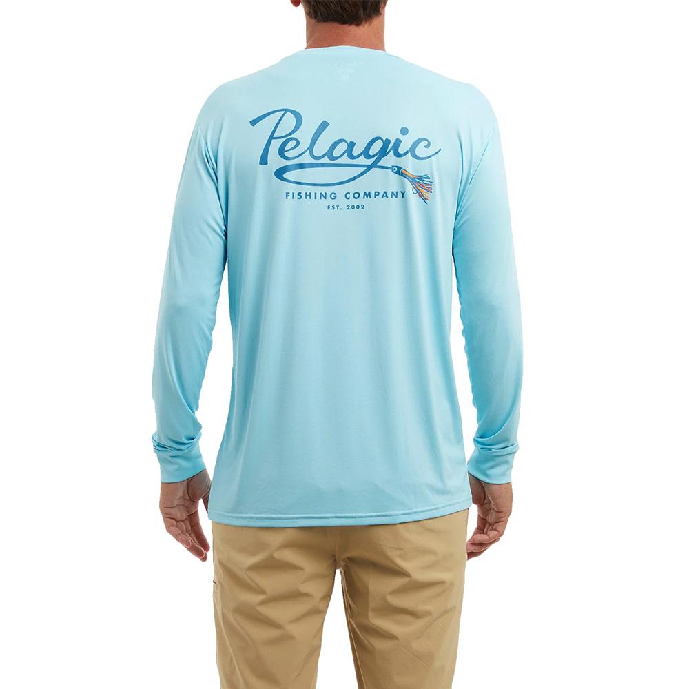 Pelagic Pelagic Blue Teaser Aquatek Long Sleeve Men's Shirt