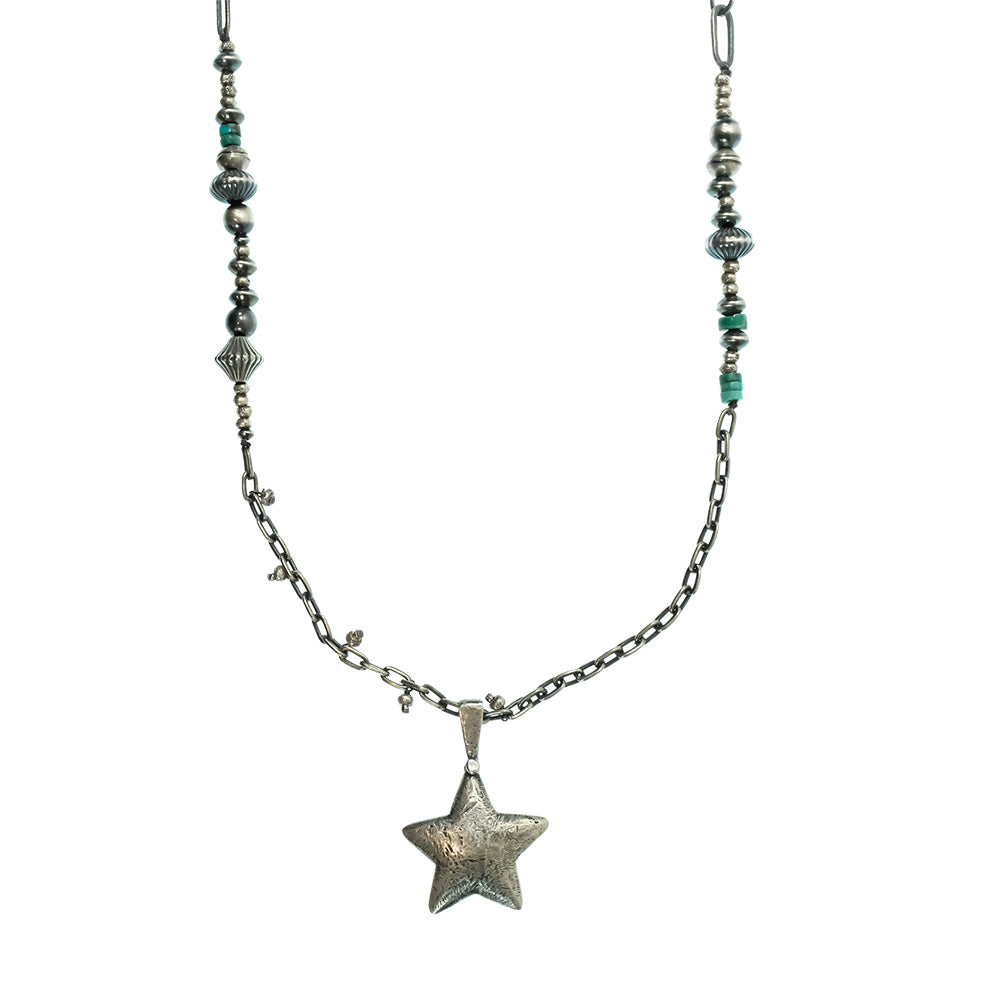 Peyote Bird Designs Jewelry 30 Inch Peyote Bird Designs Revival with New Star Pendant Necklace