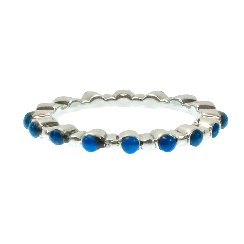 Peyote Bird Designs Jewelry Peyote Bird Designs Lapis and Silver Band