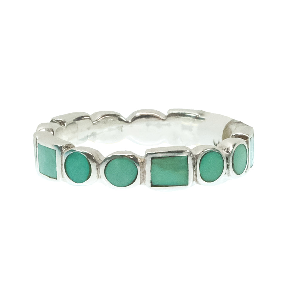 Peyote Bird Designs Jewelry Peyote Bird Designs Pecos Silver and Turquoise Ring