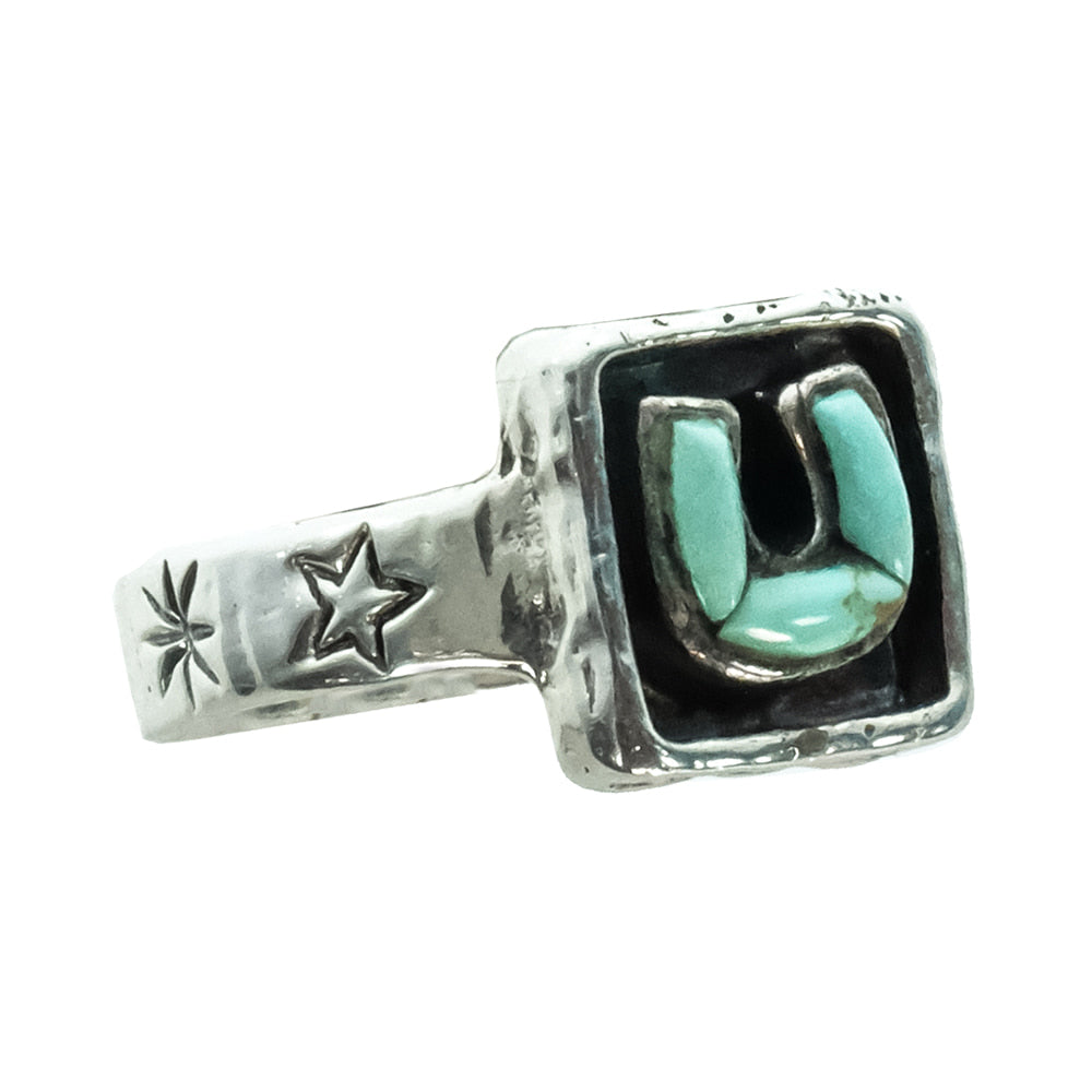 Peyote Bird Designs Jewelry Peyote Bird Designs Turquoise Horseshoe Ring