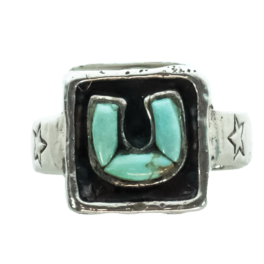 Peyote Bird Designs Jewelry Peyote Bird Designs Turquoise Horseshoe Ring