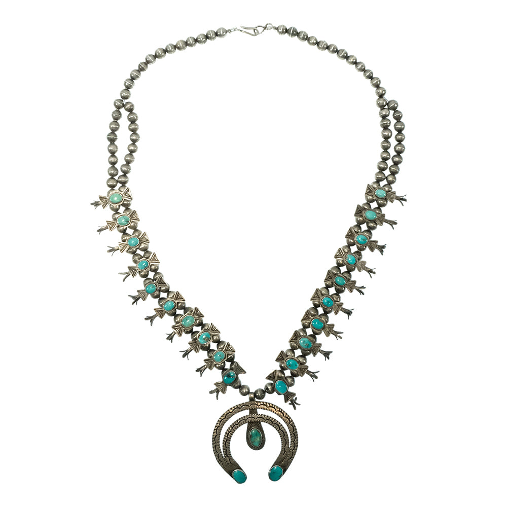 Peyote Bird Designs Jewelry Peyote Bird Designs Vintage Navajo Squash Blossom Necklace