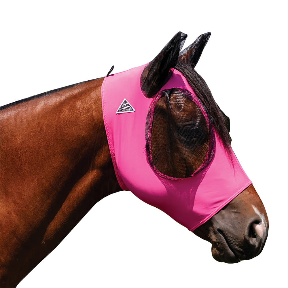 Professional's Choice Supplies Professional Choice Comfort Fit Fly Mask In Pink