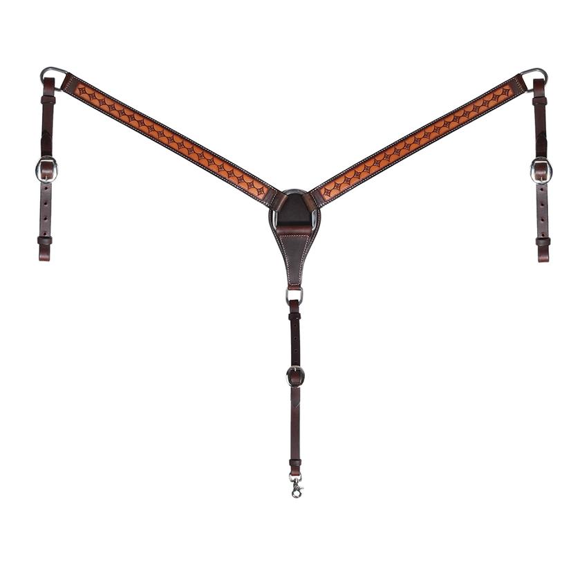 Professional's Choice Tack 1 1/2" / Brown Professional Choice Diamond Collection Breast Collar