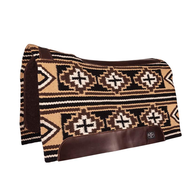 Professional's Choice Tack 33"X38" / Black/Tan Professional's Choice Fuse Navajo Blanket Top Saddle Pad 33 x 38 x .75