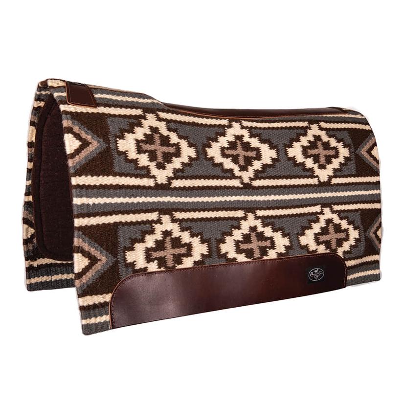 Professional's Choice Tack 33"X38" / Charcoal/Chocolate Professional's Choice Fuse Navajo Blanket Top Saddle Pad 33 x 38 x .75
